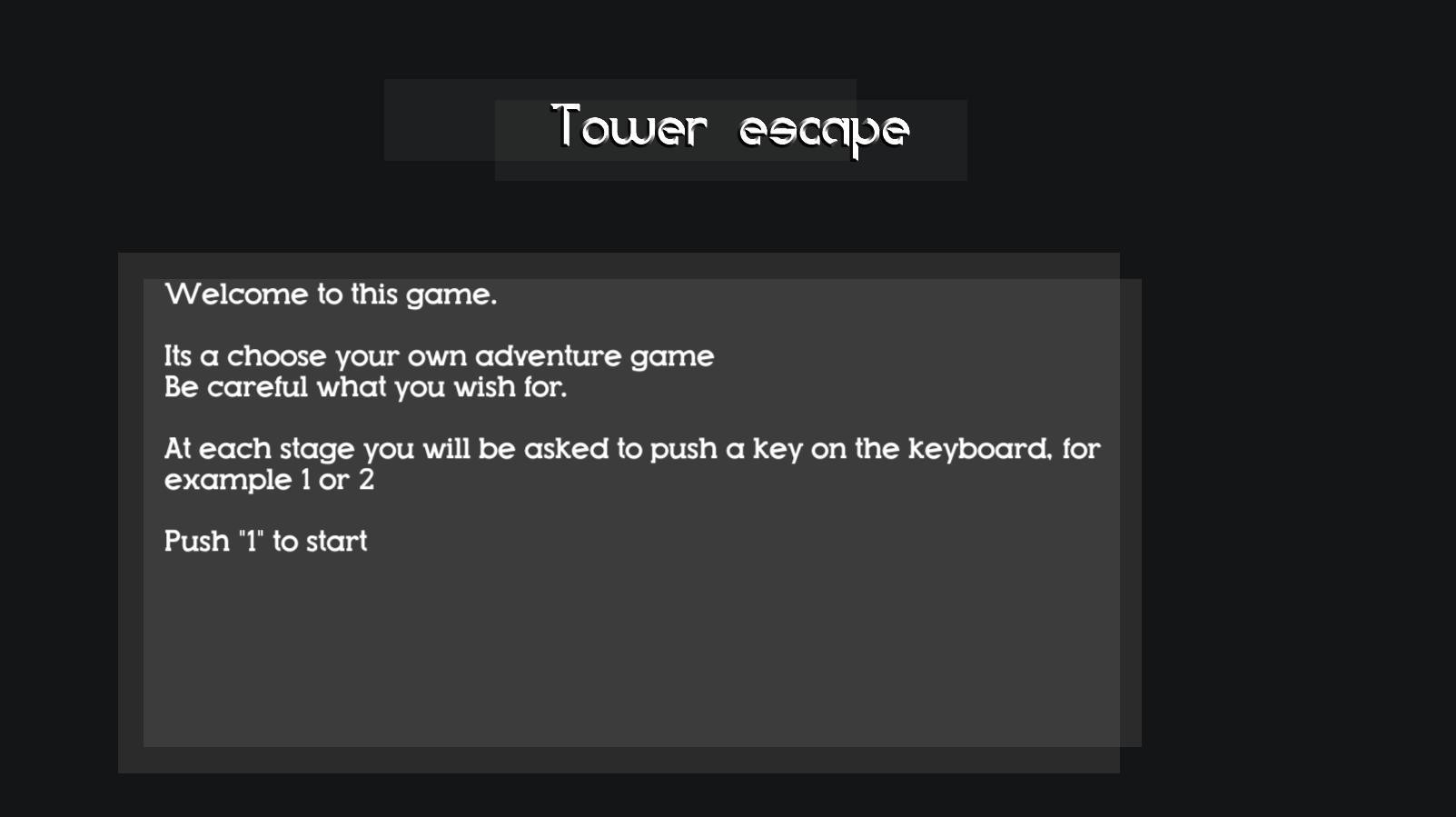 Tower escape (Fawaz Aljohani) (itch) - кадр 1