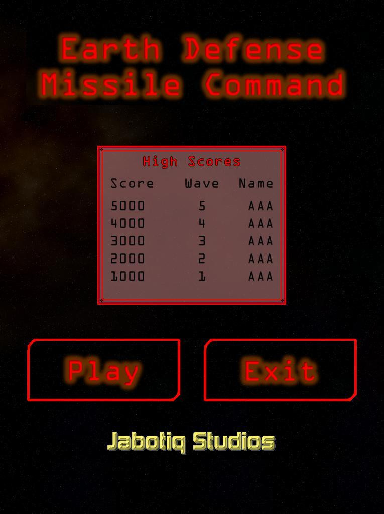 Earth Defense Missile Command (itch) - кадр 5