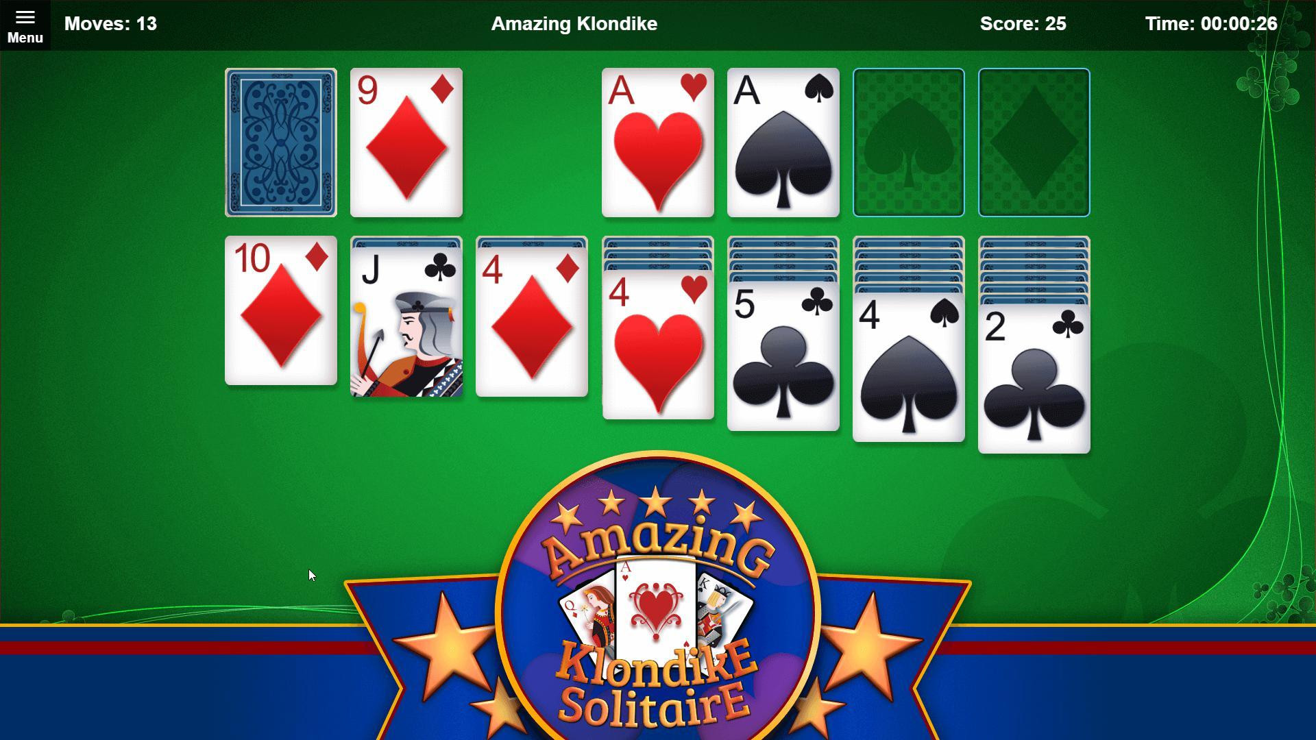 Amazing Klondike Solitaire (itch) - кадр 4