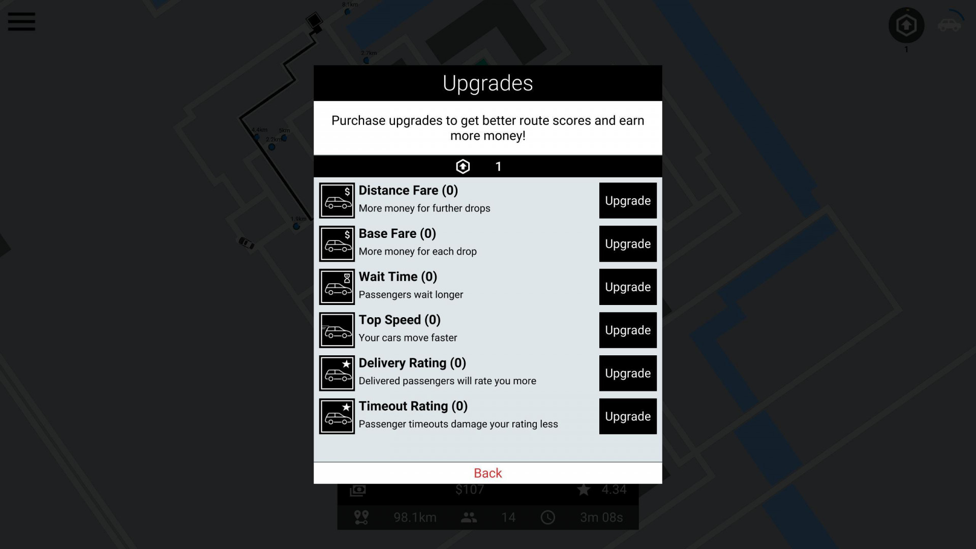 Routed: Ride Share Sim (Beta) (itch) - кадр 4