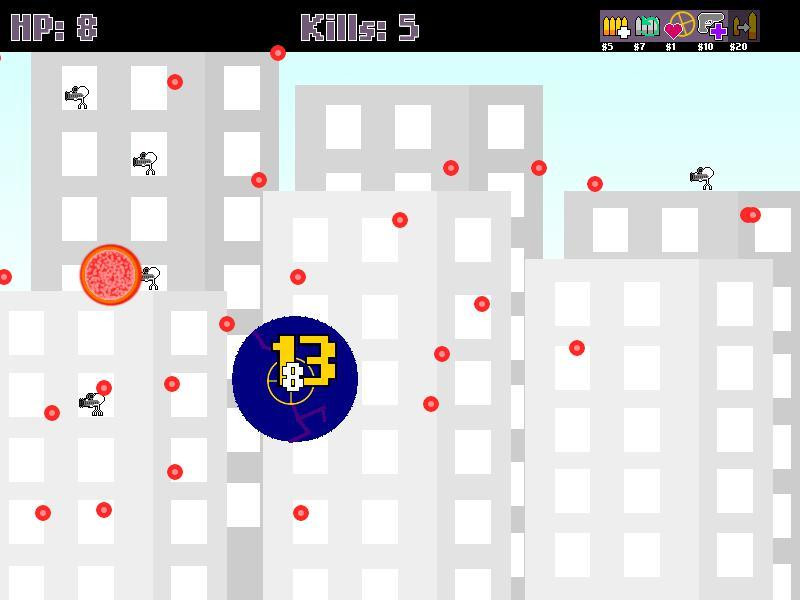 Blue Marble Sniper: Bullet Hell Stealth (itch) - кадр 1