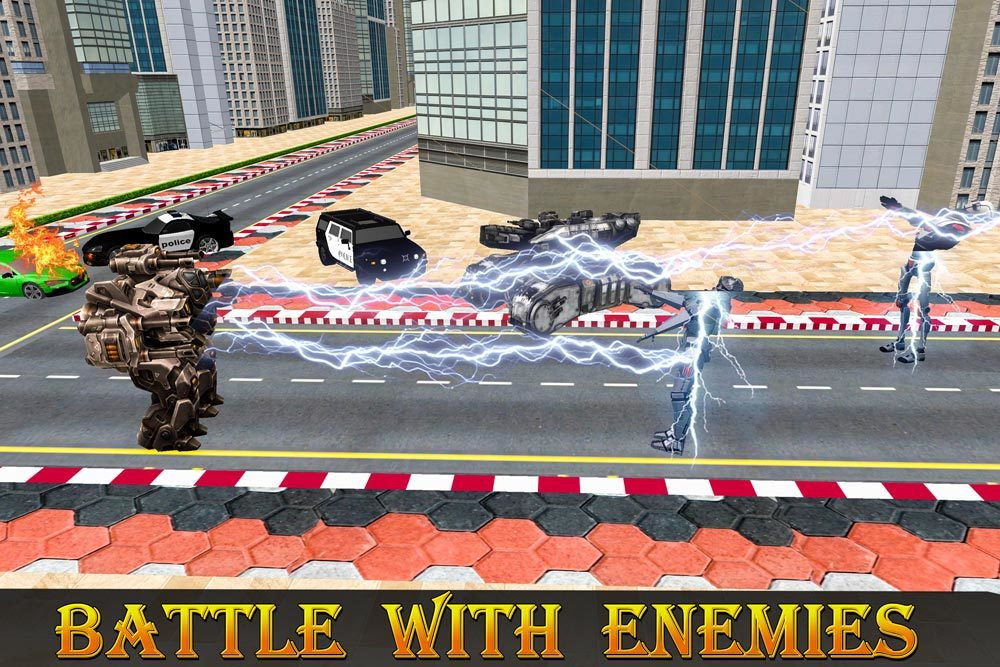 Police Robot Transform Rampage (itch) - кадр 3