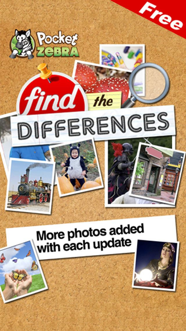 Free Find the Differences - Family Packed Puzzle Arcade & Kids Game - For iPhone - кадр 2