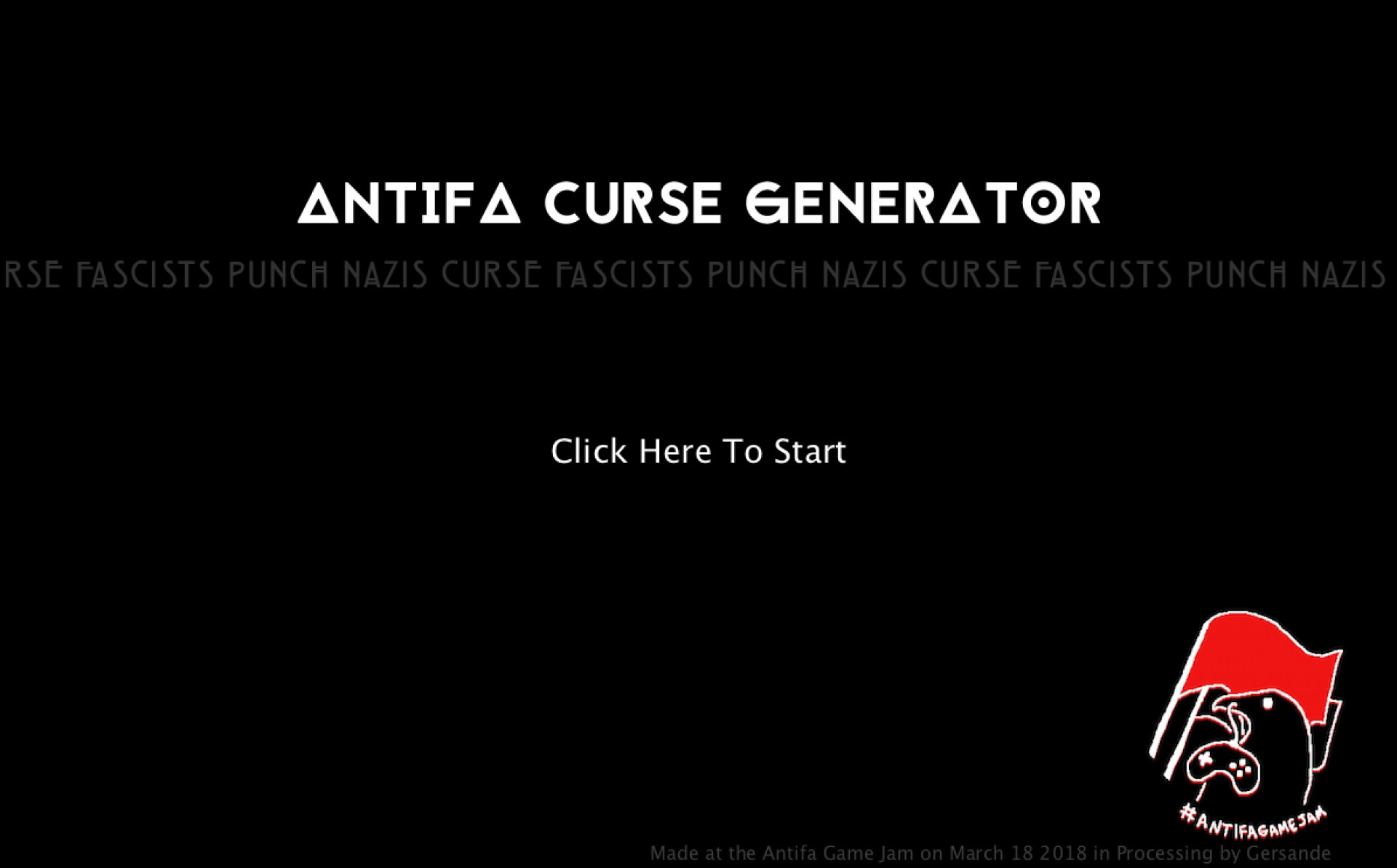 Antifa Curse Generator (itch) - кадр 3