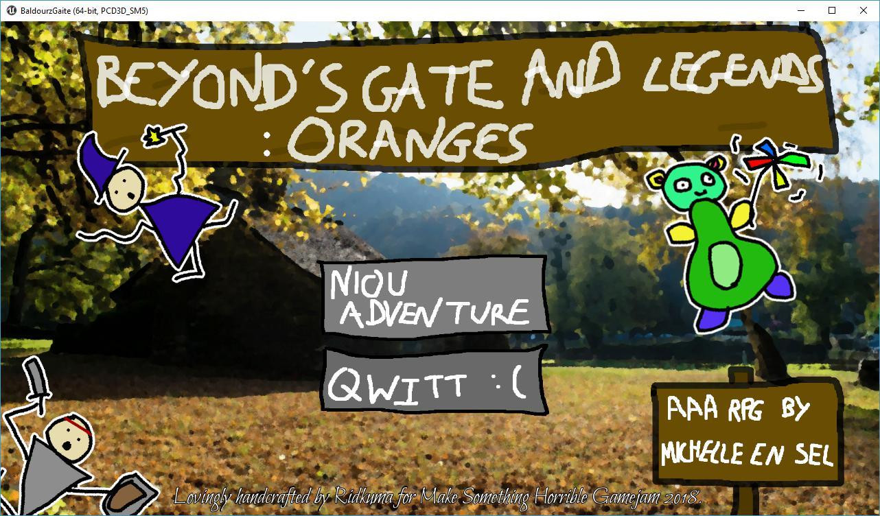 Biyond's Gate and Legends: Oranges (itch) - кадр 4