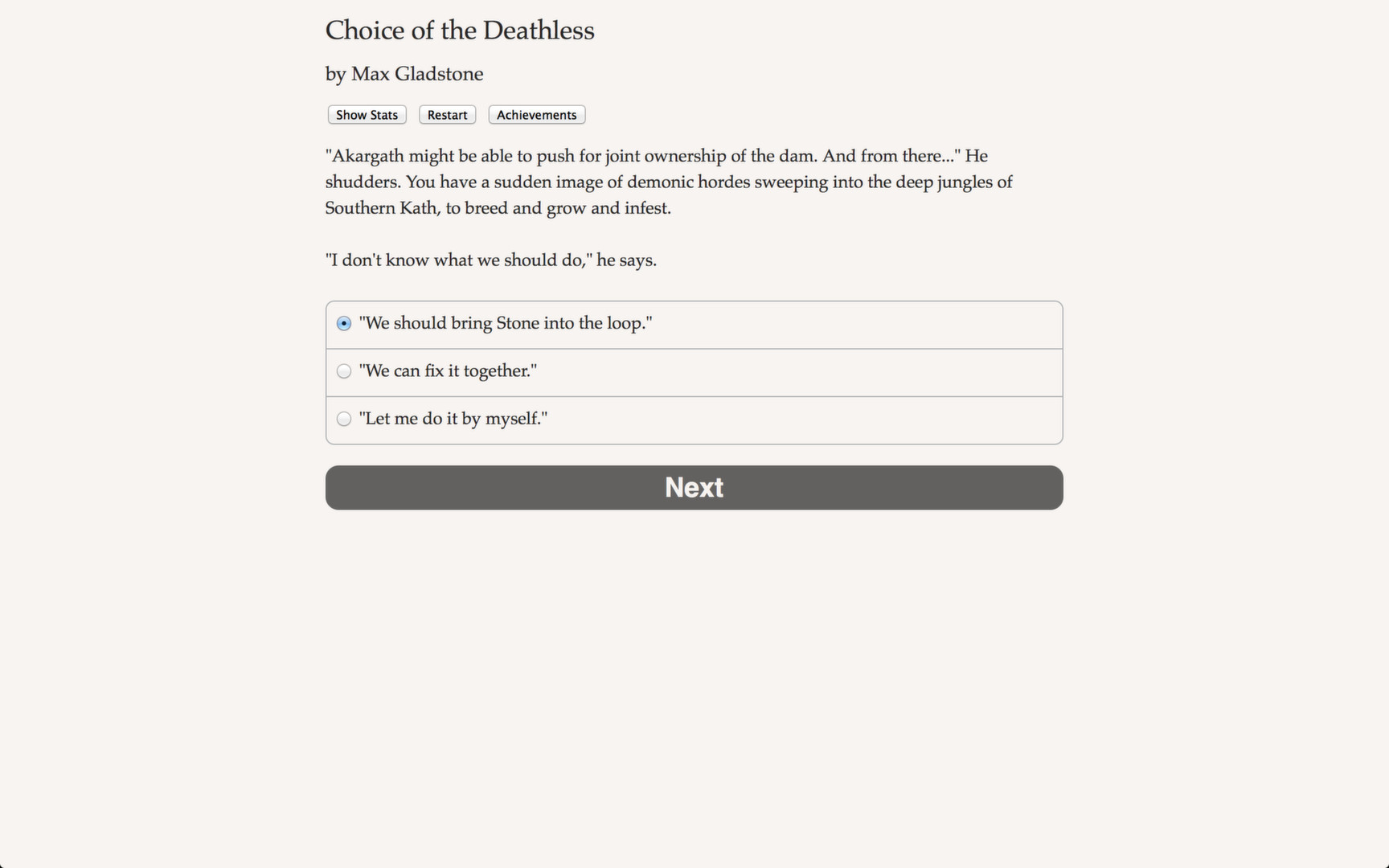 Choice of the Deathless - кадр 5