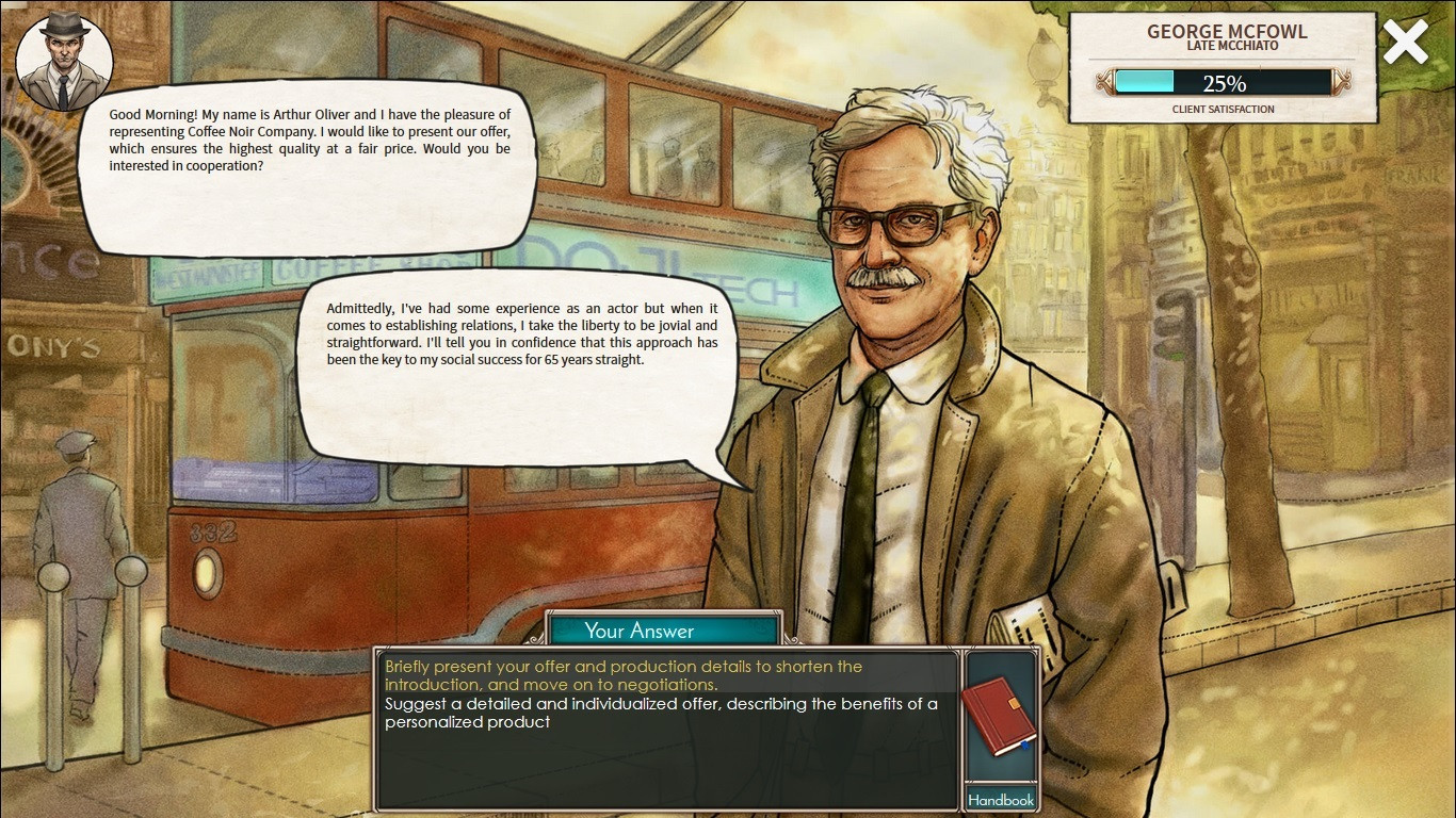 Coffee Noir - Business Detective Game - кадр 12