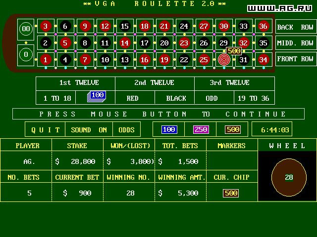 VGA Roulette - кадр 3