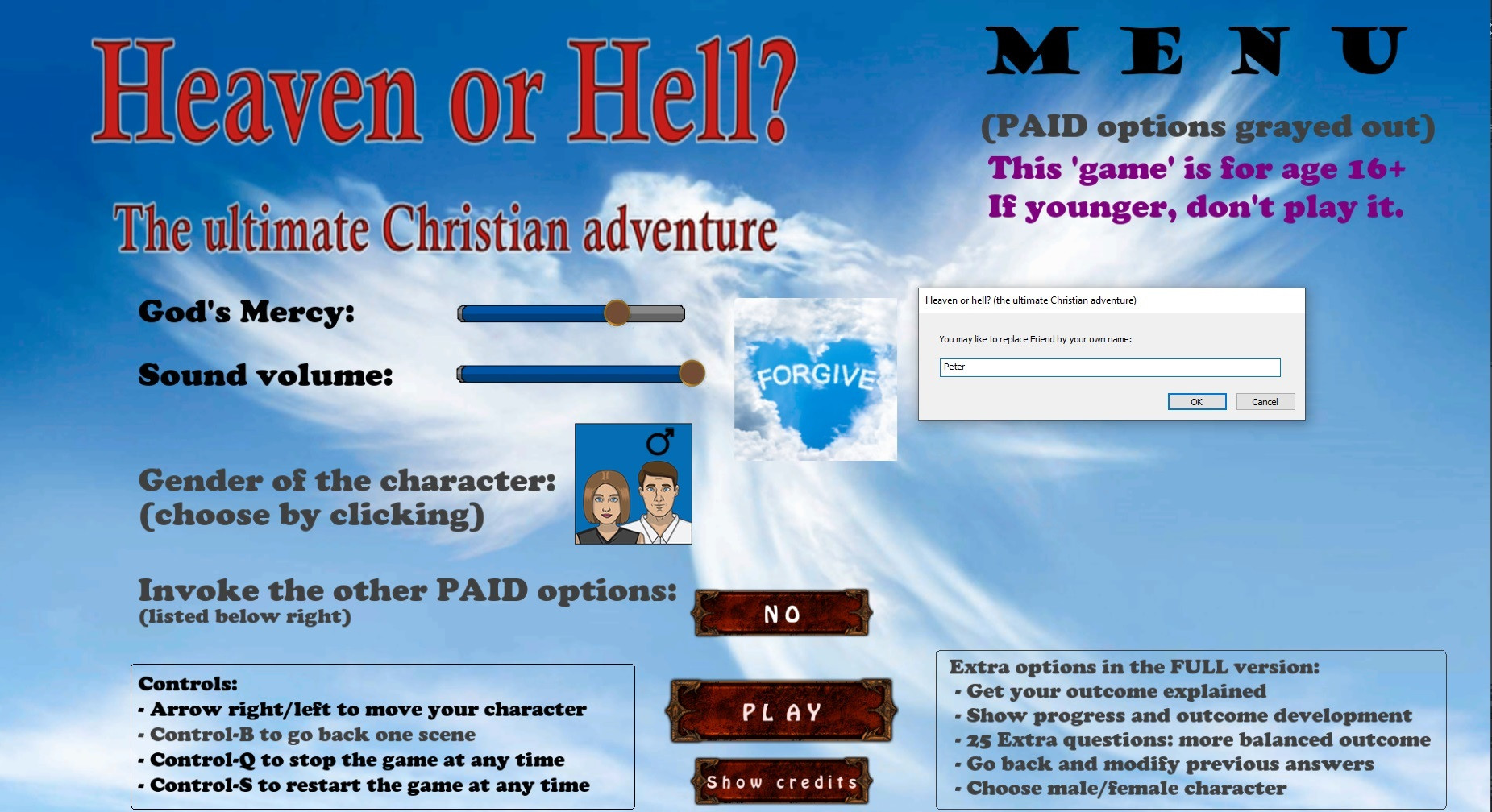 Heaven or hell (itch) - кадр 6