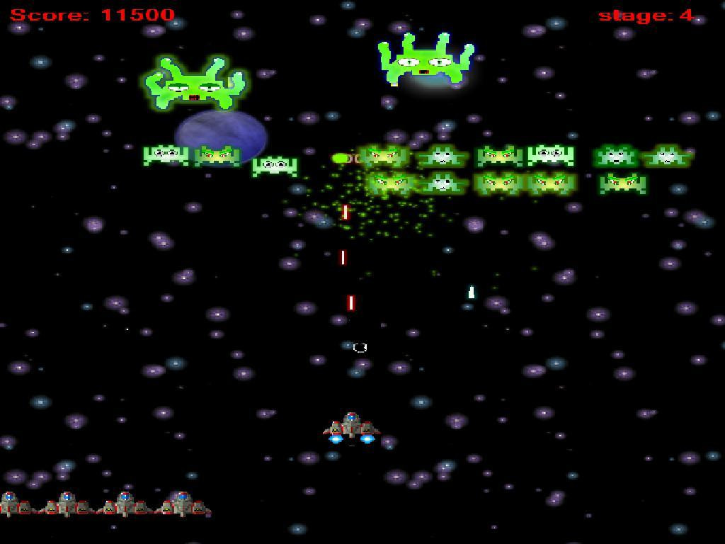 Space Invaders (itch) (spiralbits) - кадр 4