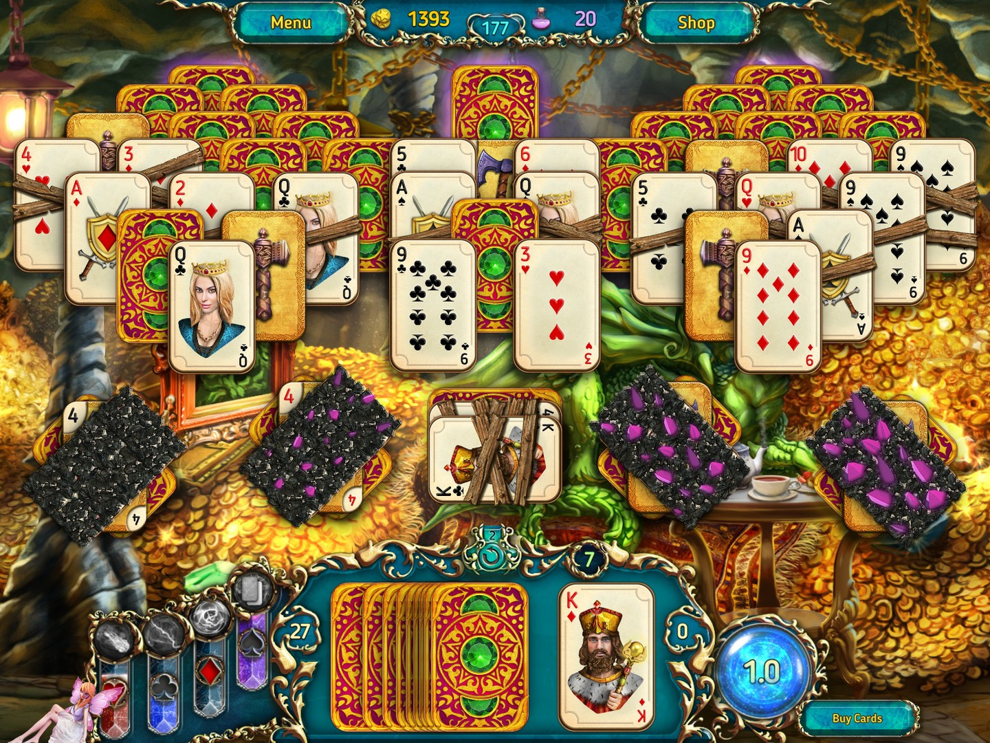 Dreamland Solitaire: Dragon's Fury - кадр 8
