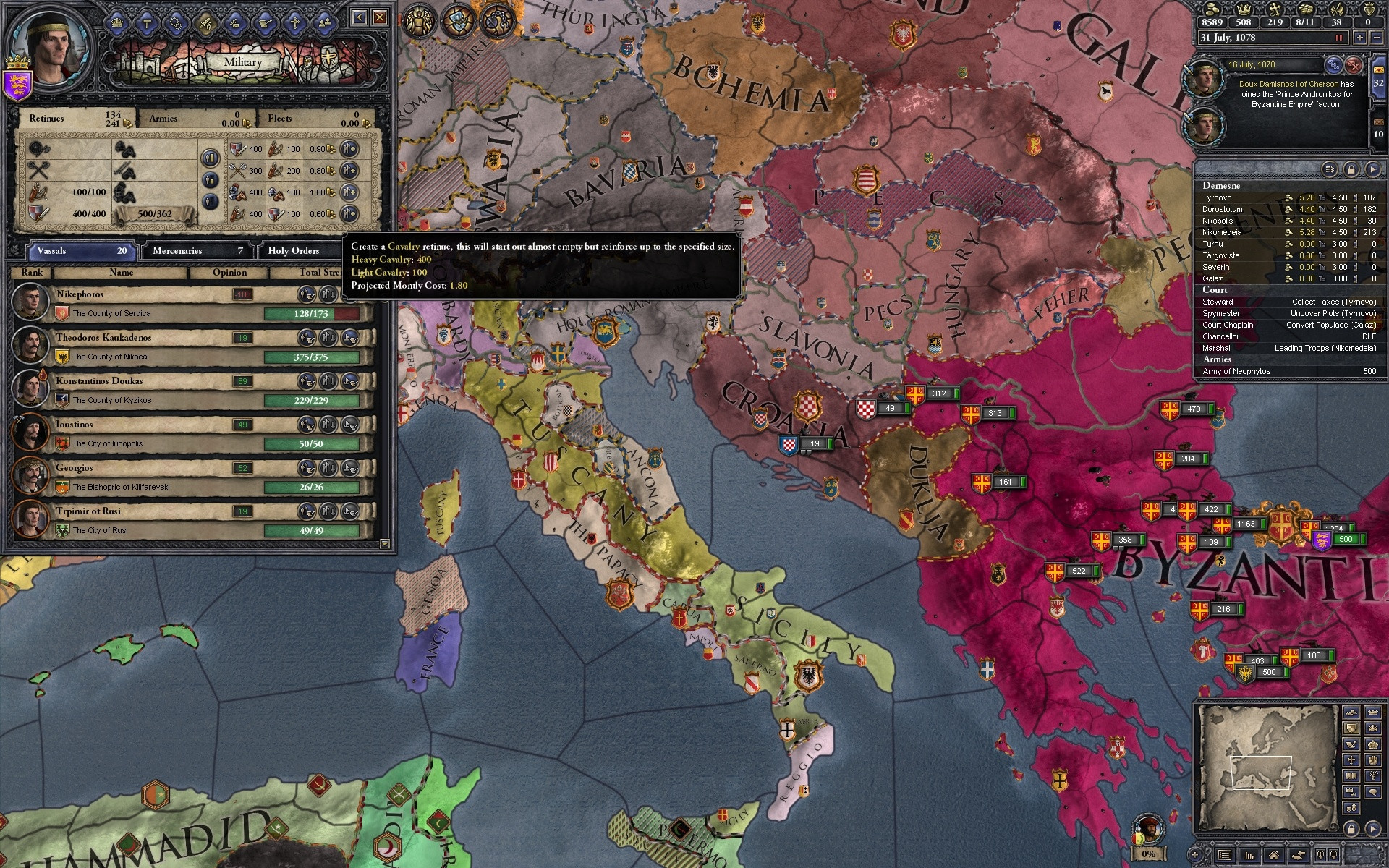 Crusader Kings II: Legacy of Rome - кадр 9