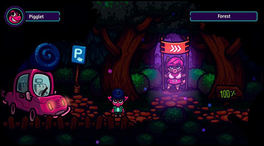 Pigglet in Mrs. Big Bad Werewolf (IGMC2018) (itch) - кадр 5