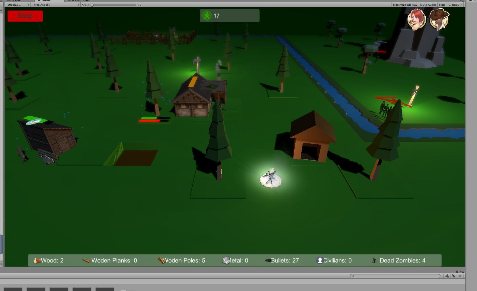 Zombie Survival (concept) (itch) - кадр 3