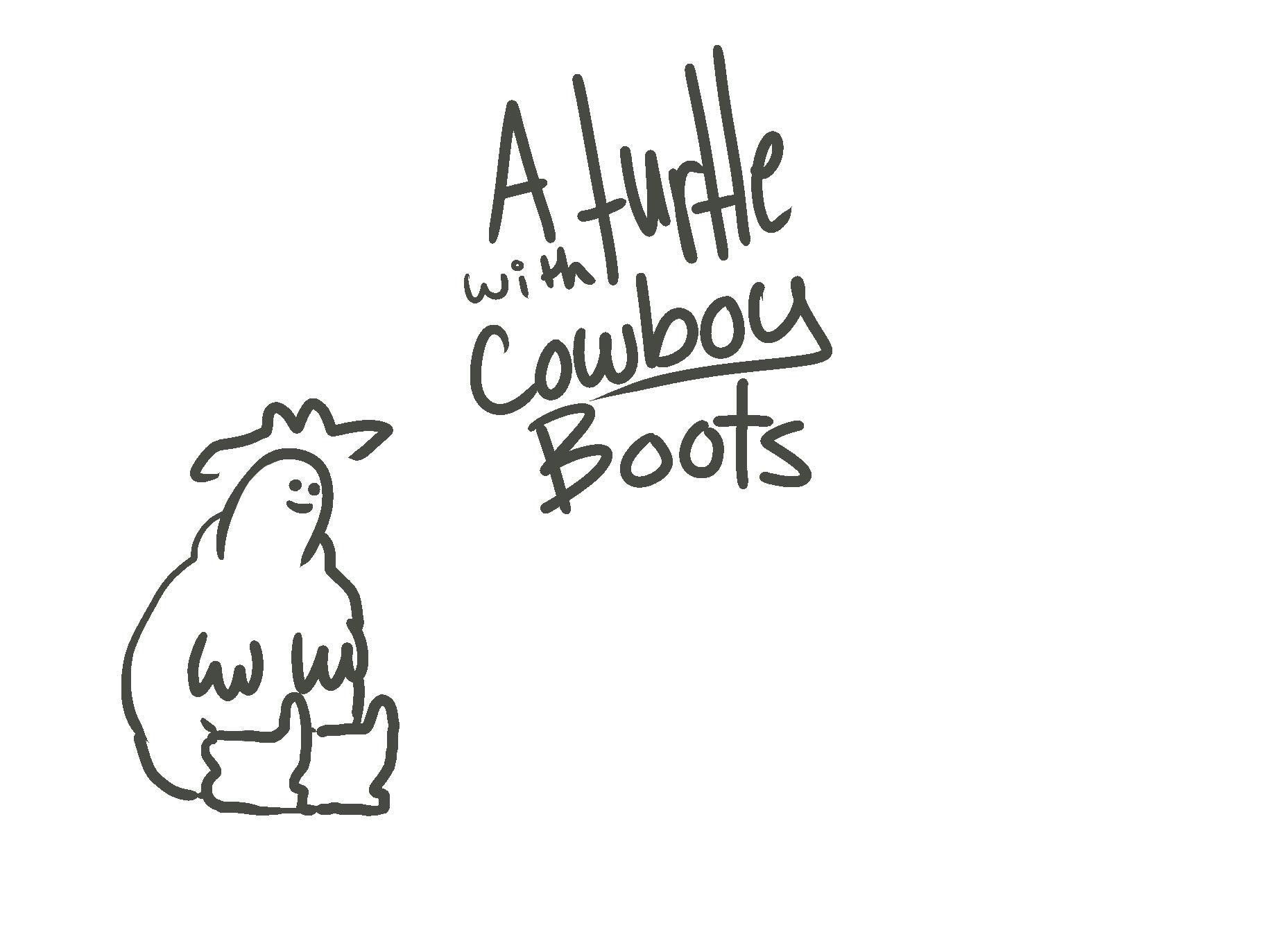 A Turtle with Cowboy Boots (itch) - кадр 1