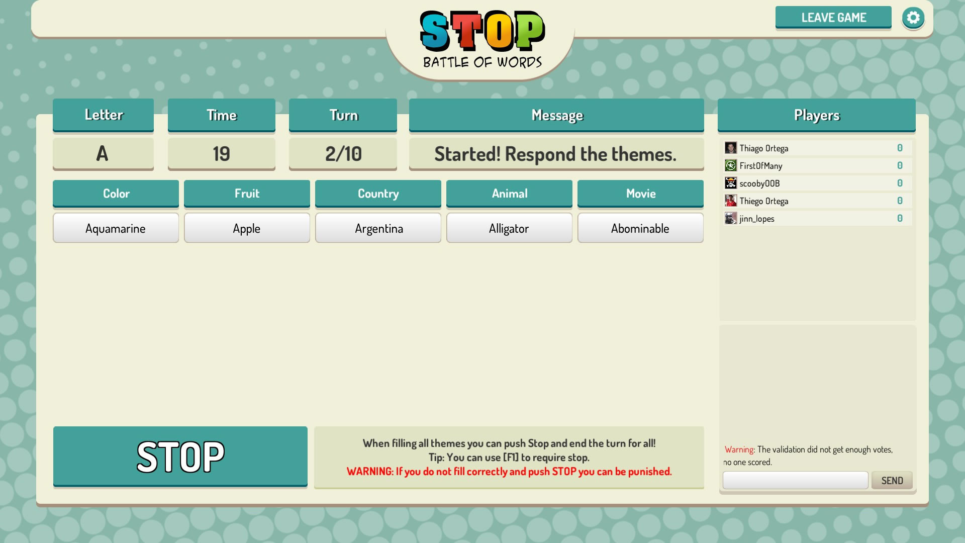 Stop Online - Battle of Words - кадр 8