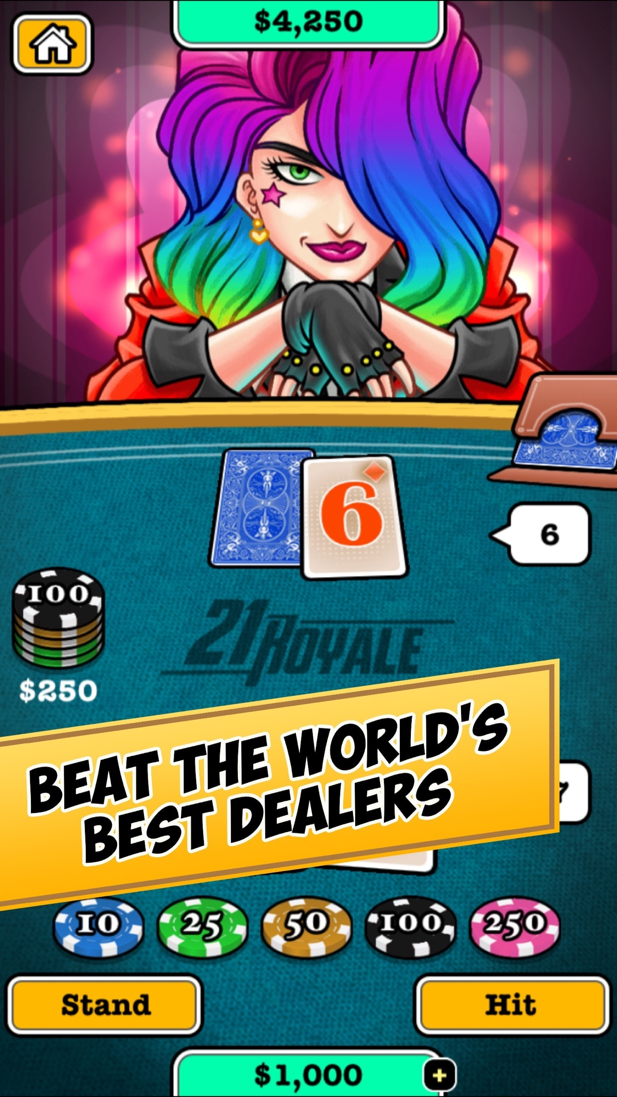 Blackjack 21 Royale (itch) - кадр 5