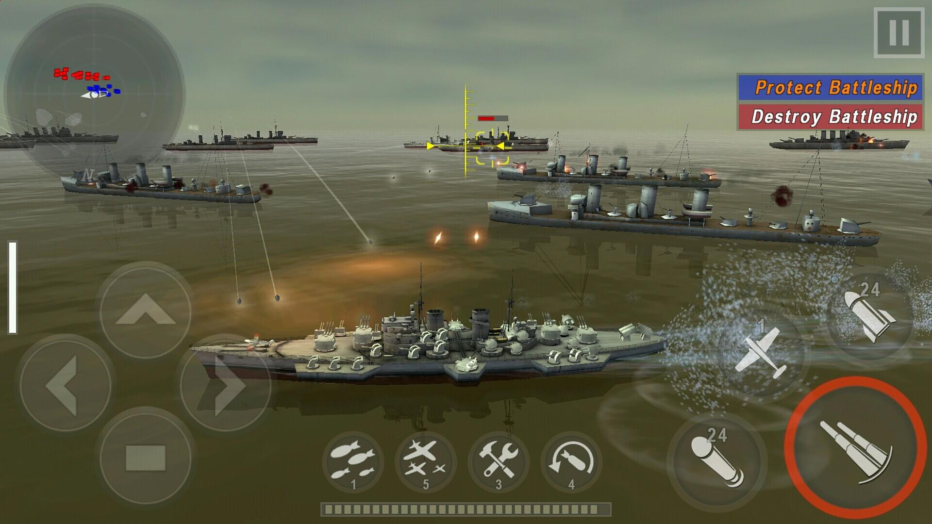 WARSHIP BATTLE:3D World War II - кадр 14