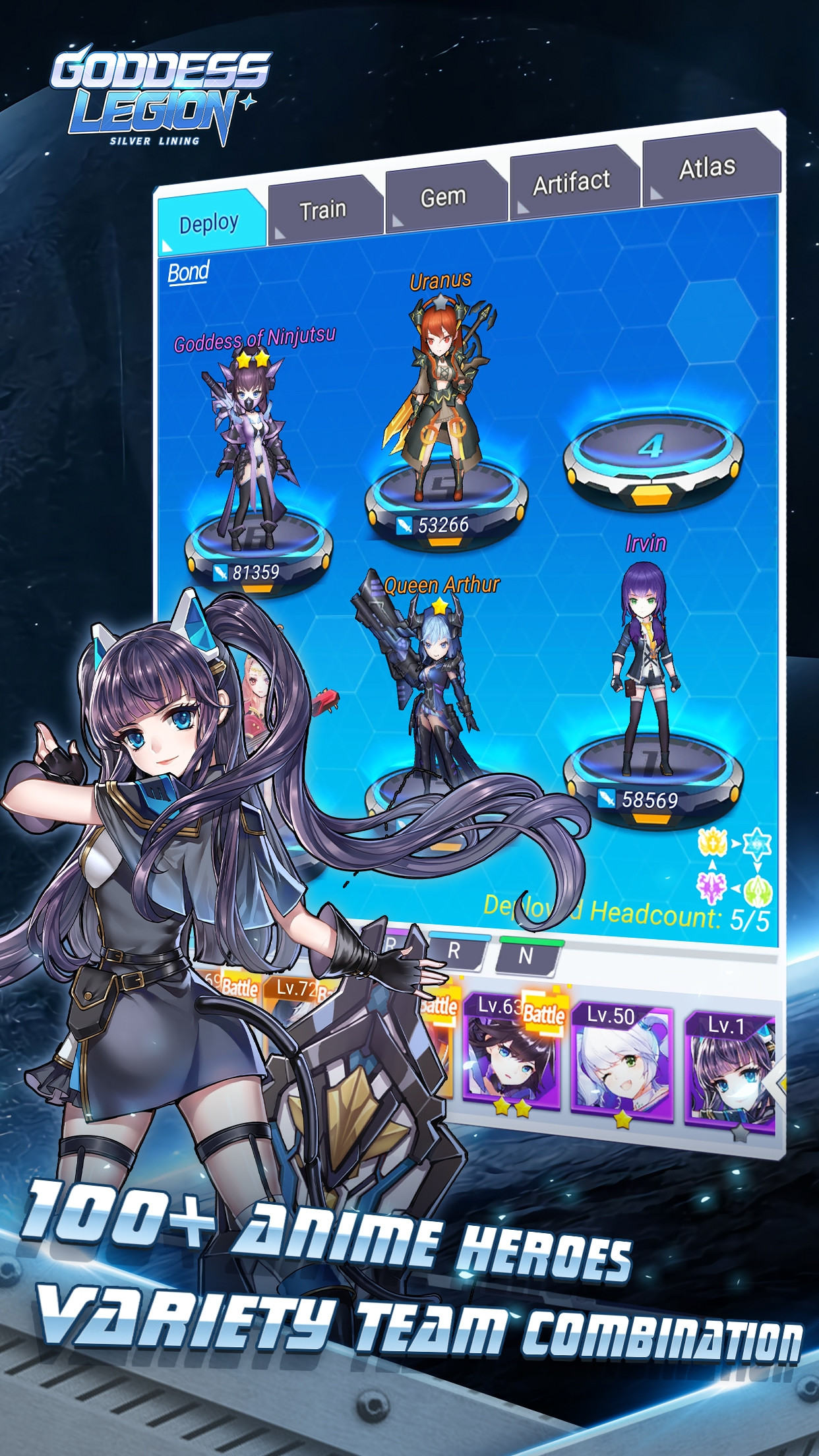 Goddess Legion - AFK RPG (itch) - кадр 5