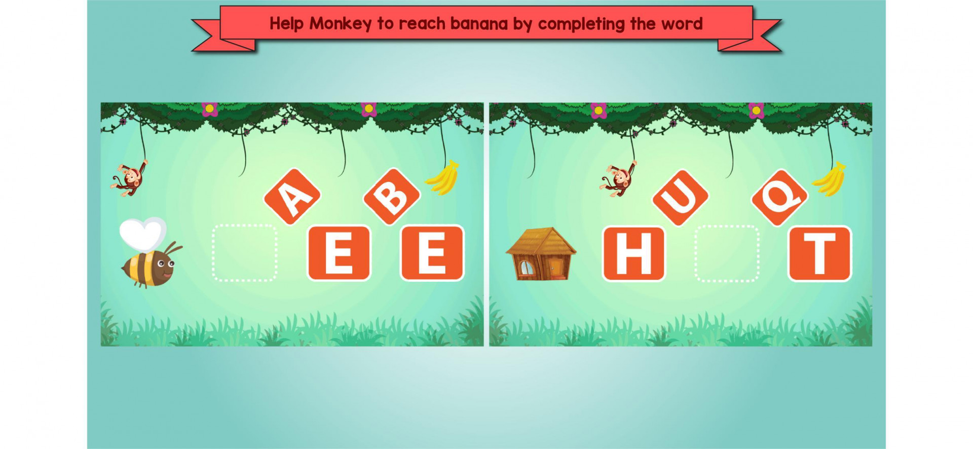 Kindergarten kids Learning English Rhyming Words - кадр 6