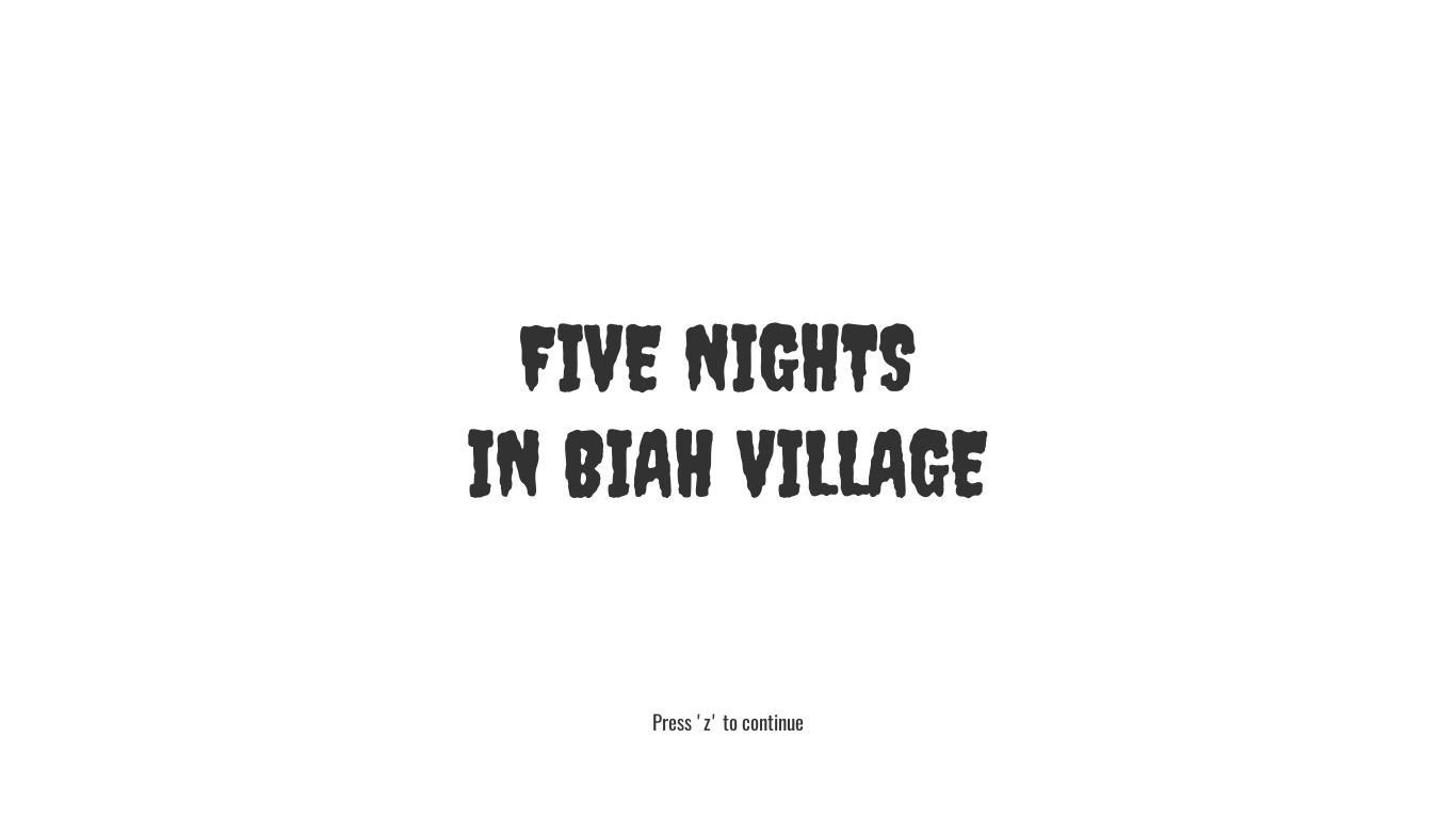 Five Nights in Biah Village (itch) - кадр 2
