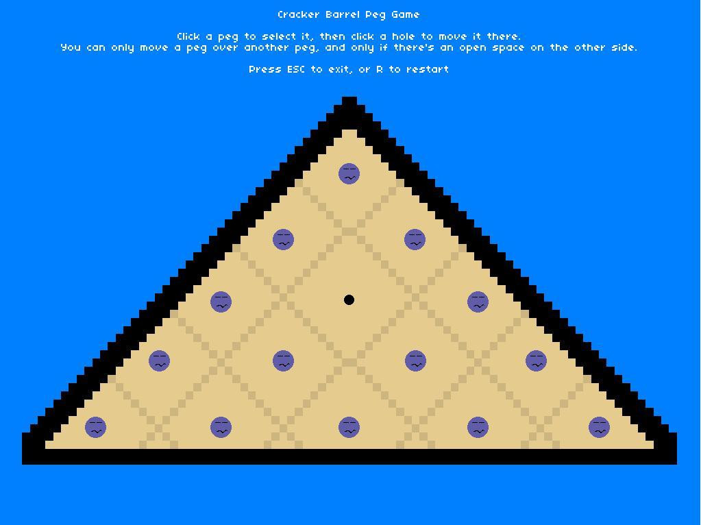 Cracker Barrel Peg Game (itch) - кадр 1