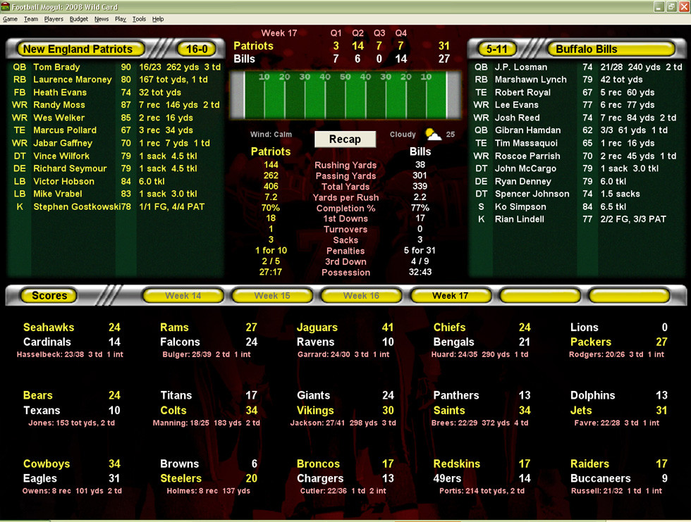 Football Mogul 2009 - кадр 8