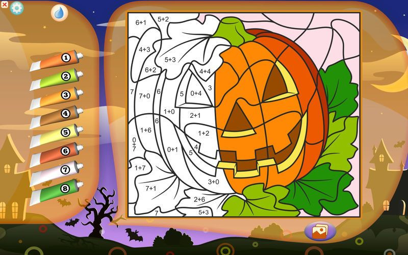 Color by Numbers - Halloween - Free - кадр 4