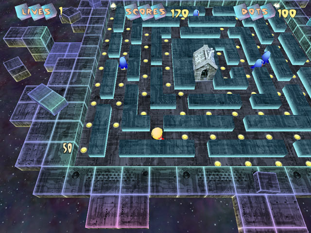 Pac-Manic Worlds 3D - кадр 2