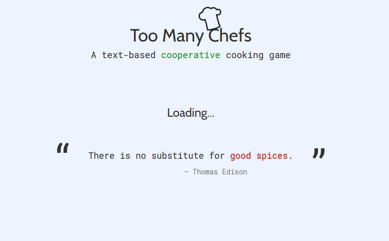 Too Many Chefs (itch) - кадр 6