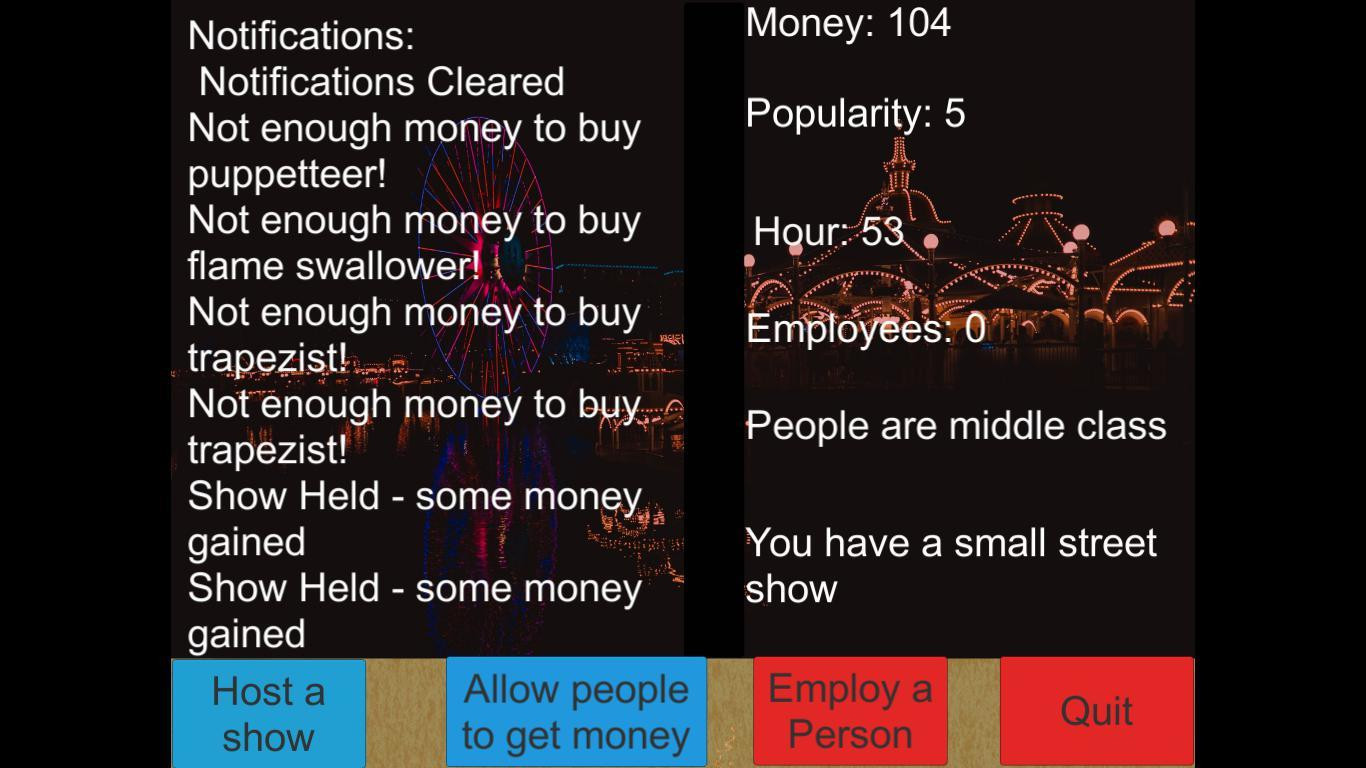 The Circus Game: Creating a Legacy (itch) - кадр 4