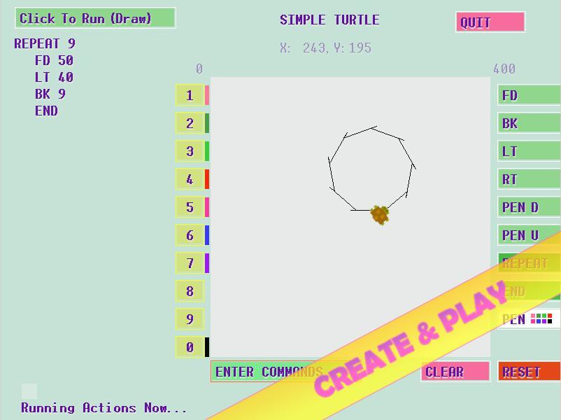 Simple Turtle - Logo turtle simulator (itch) - кадр 3
