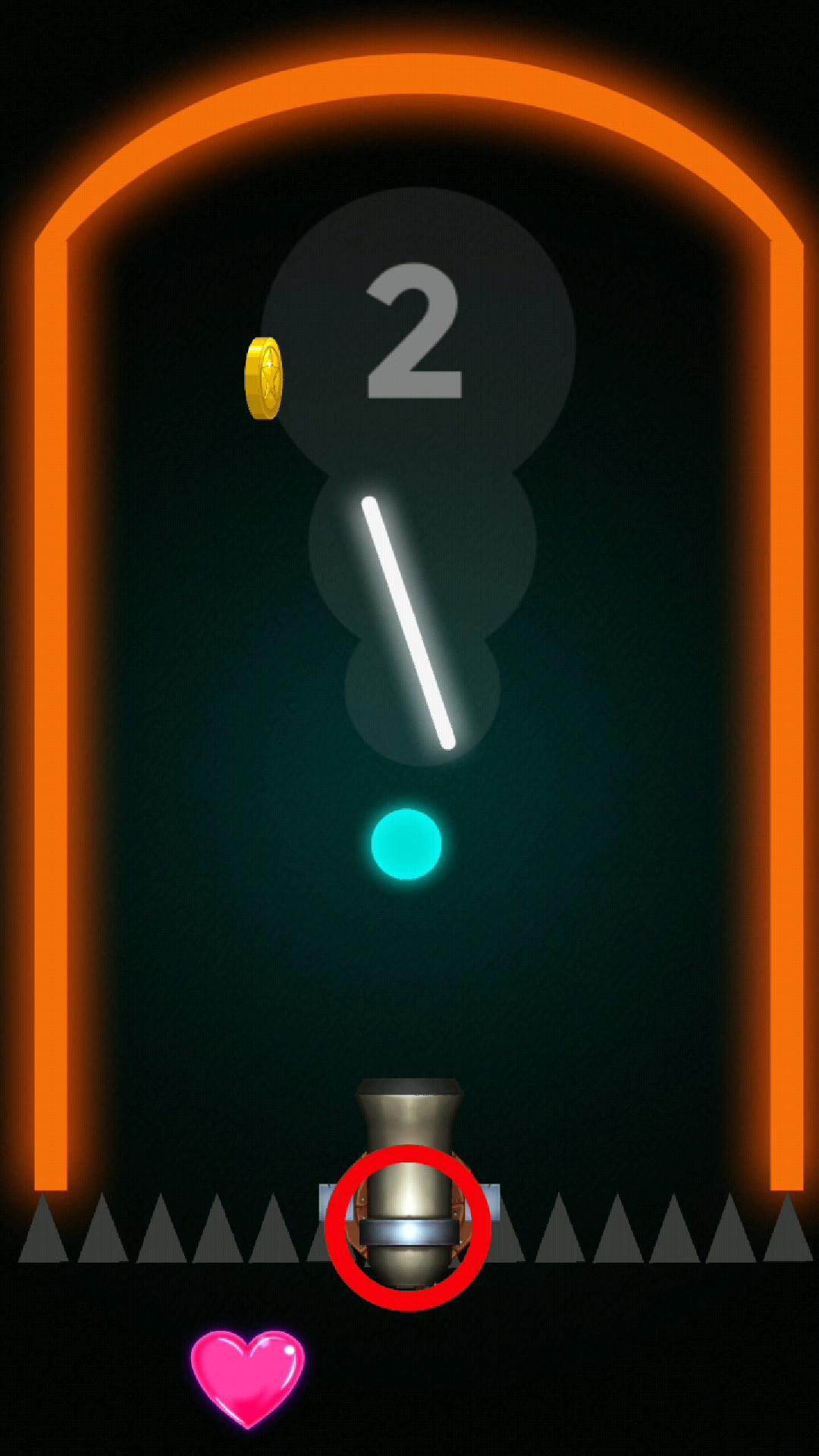 Glow Ball: Bouncy wall (itch) - кадр 11