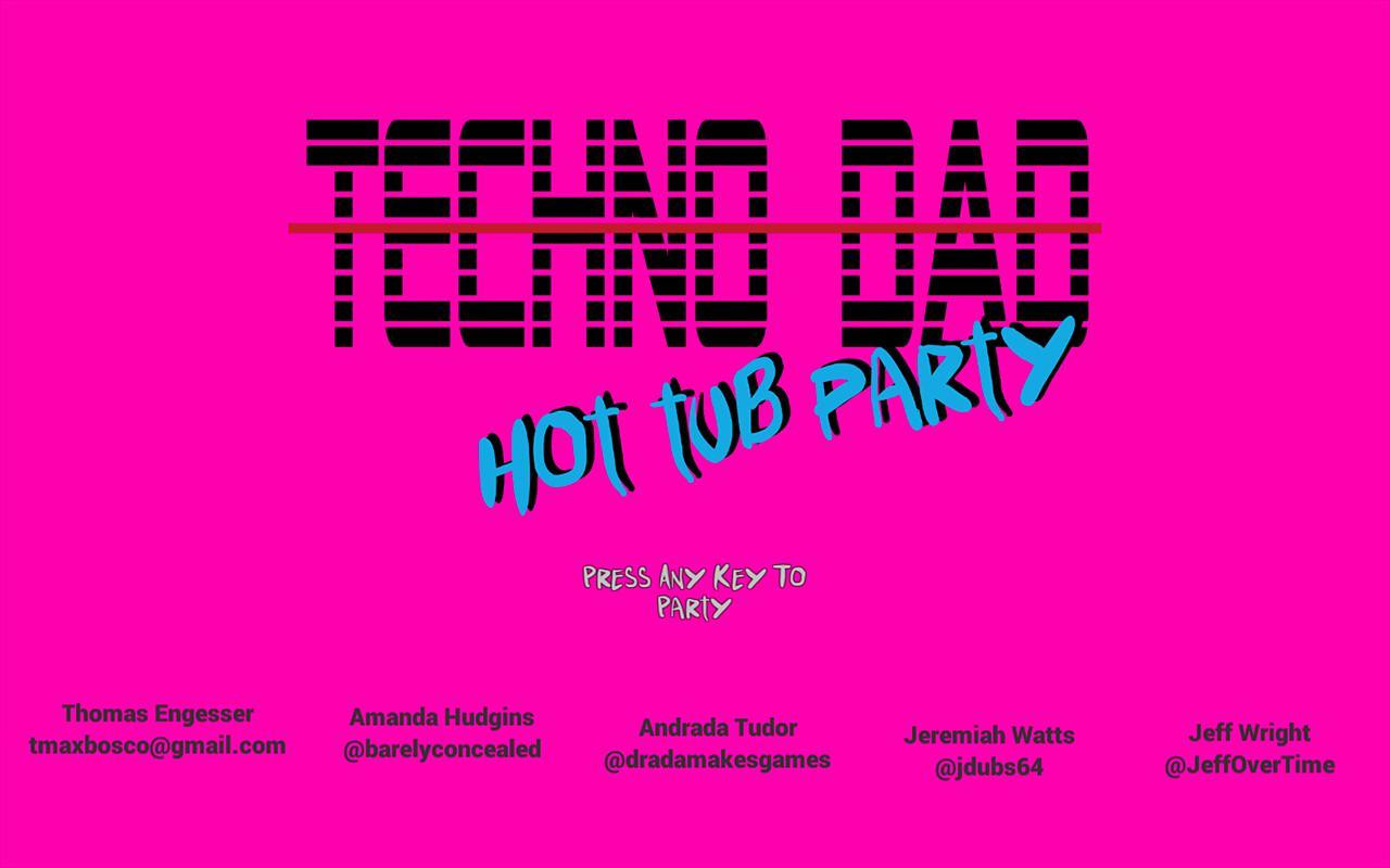 Techno Dad: Hot Tub Party (itch) - кадр 4