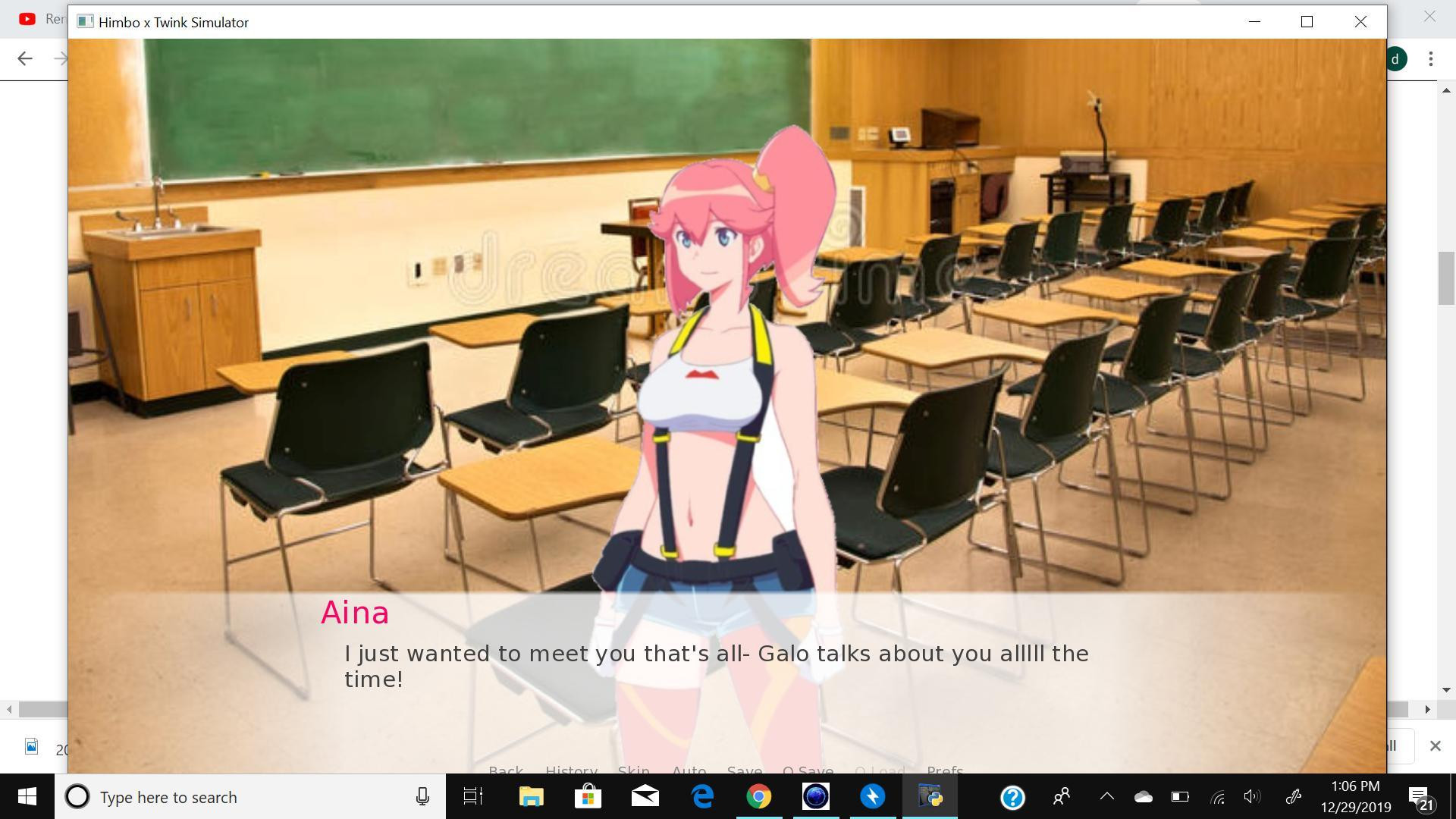 Himbo x Twink dating simulator: a Promare fan game (itch) - кадр 4
