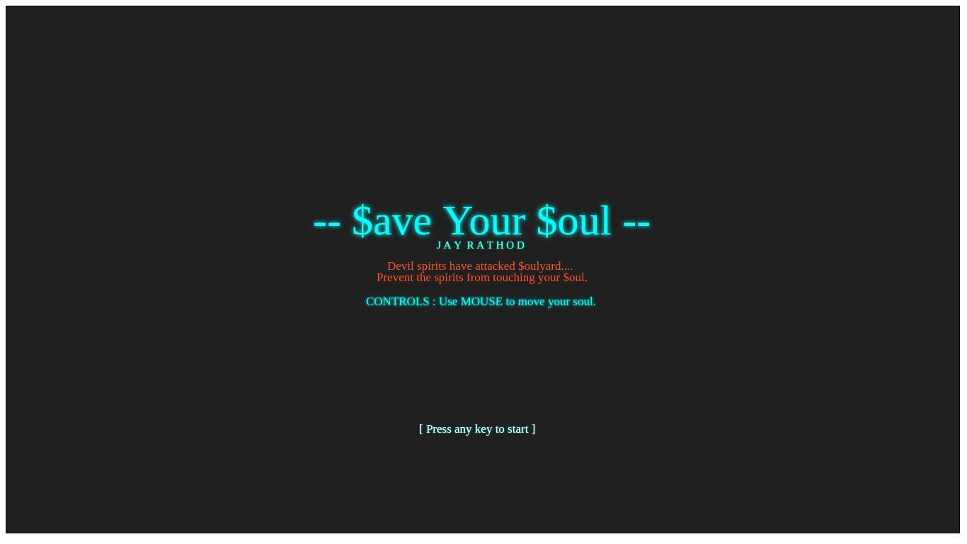 Save Your Soul (jrathod9) (itch) - кадр 3