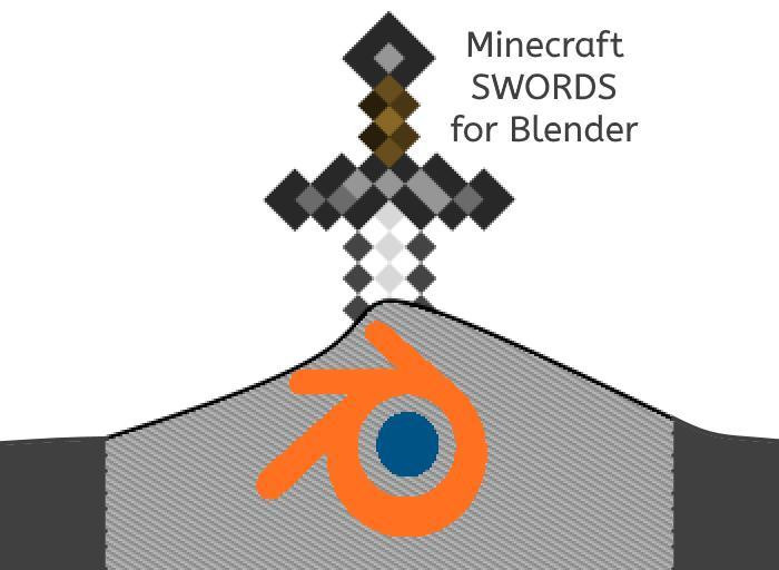 Minecraft Swords for Blender (itch) - кадр 1