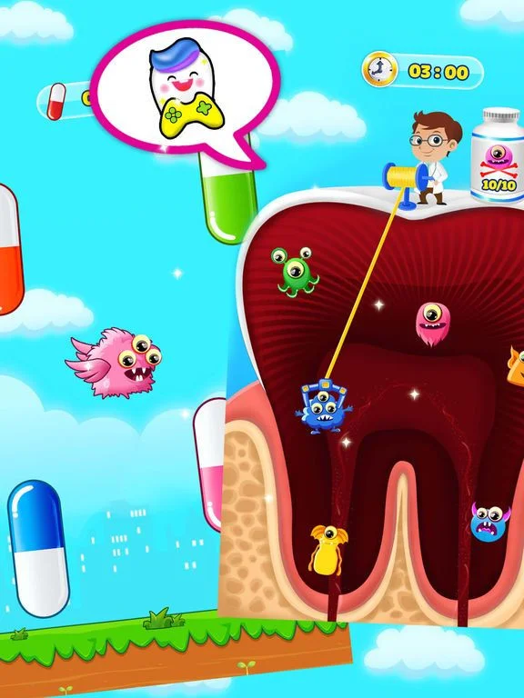 Dentist doctor simulator games
