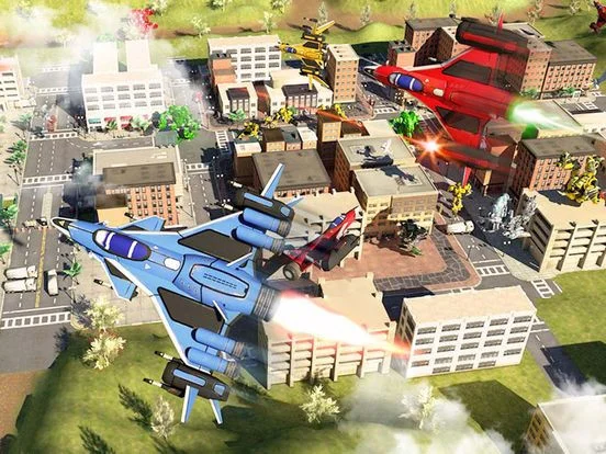 Flying Robot War Plane Flying Robot War Plane