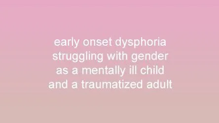 early onset dysphoria (itch)