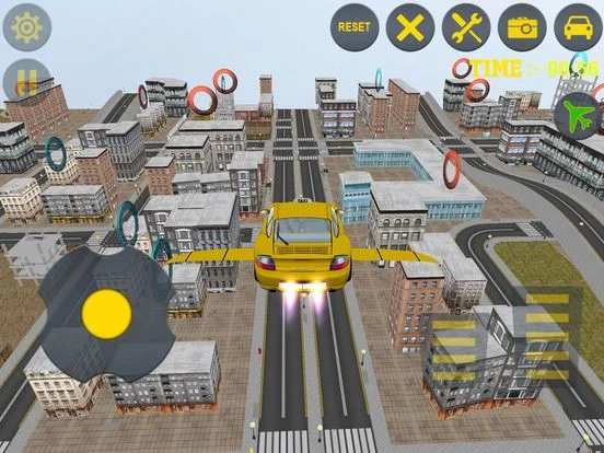 Taxi Car Flying Simulator