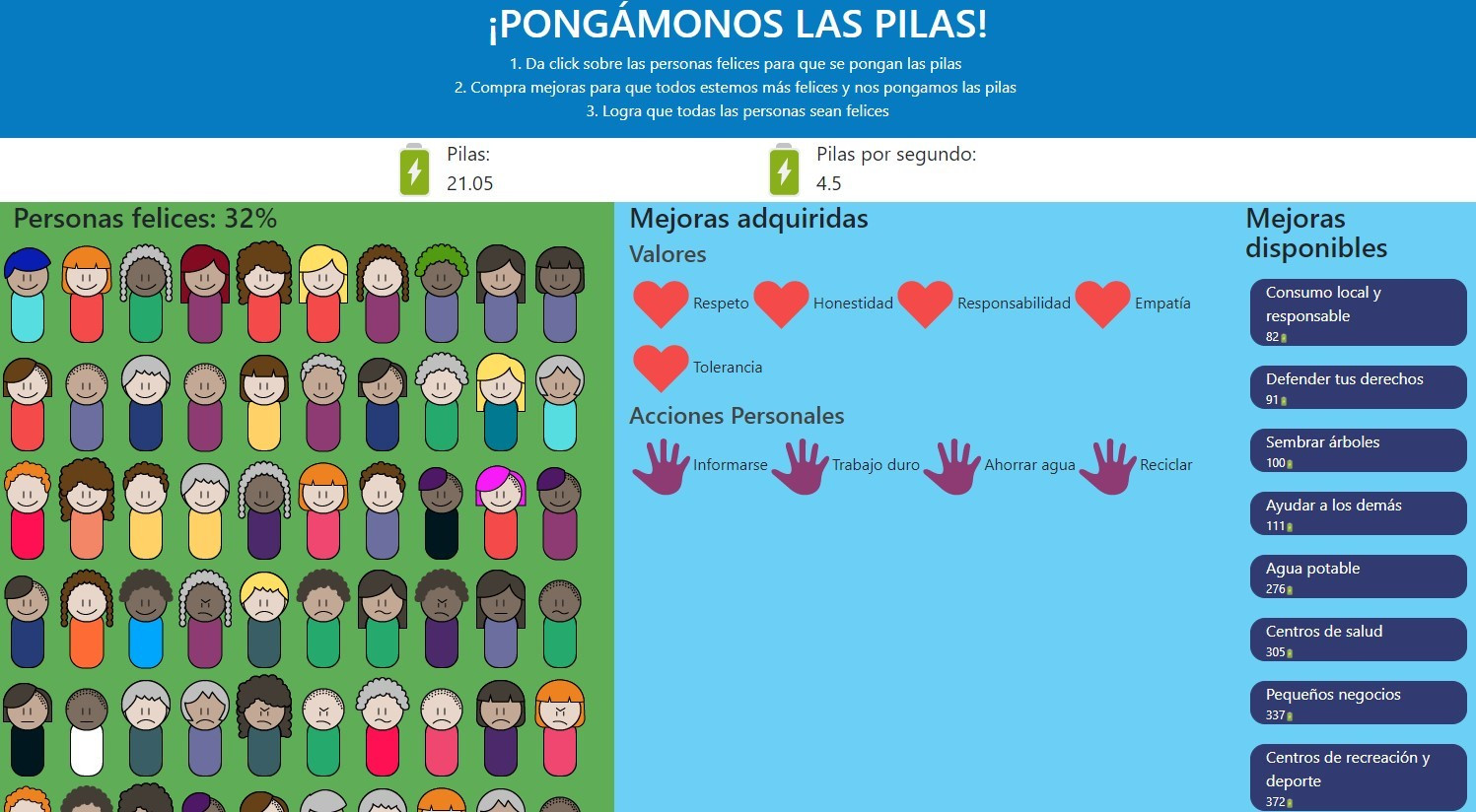 Pongamonos las pilas (itch)