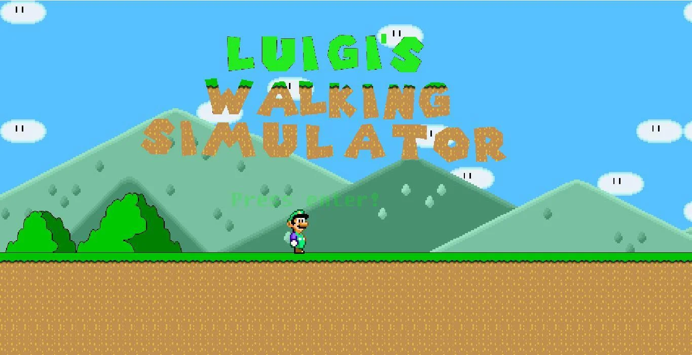 Luigi's Walking Simulator (itch)