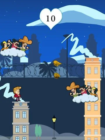 Donald Jump - Trump Jumping The Presidential Freedom Border Donald Jump - Trump Jumping The Presidential Freedom Border
