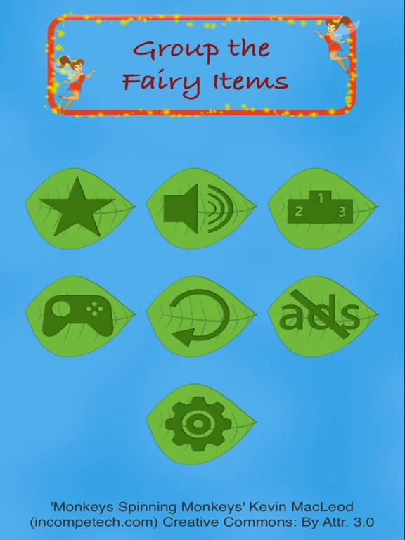 Group the Fairy Items Group the Fairy Items
