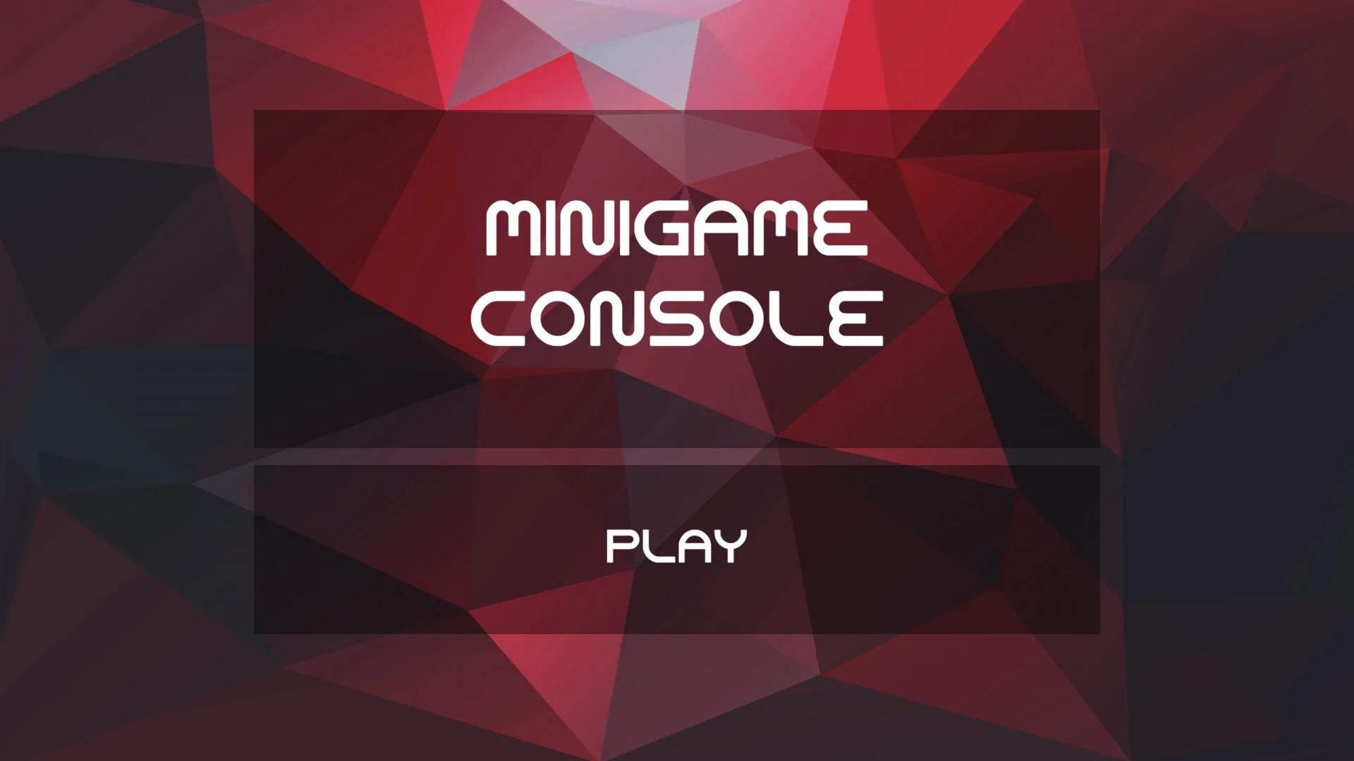 Minigame Console (itch)