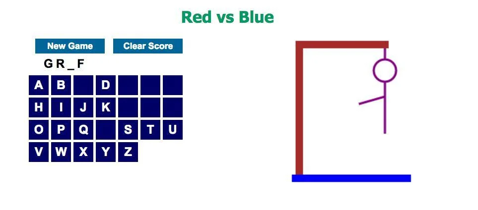 Red Vs Blue Hangman (itch) Red Vs Blue Hangman (itch)