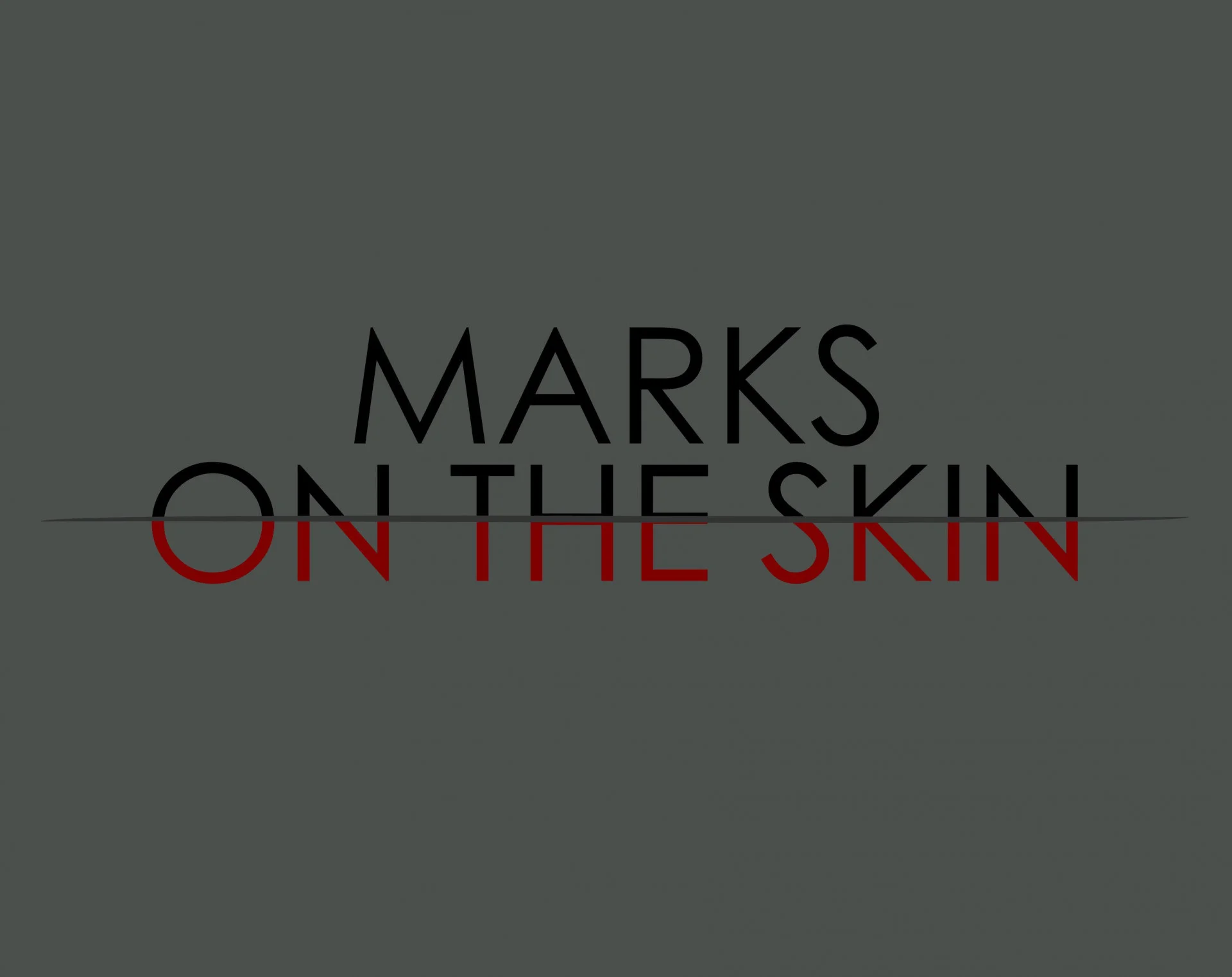 Marks on the skin (itch) Marks on the skin (itch)