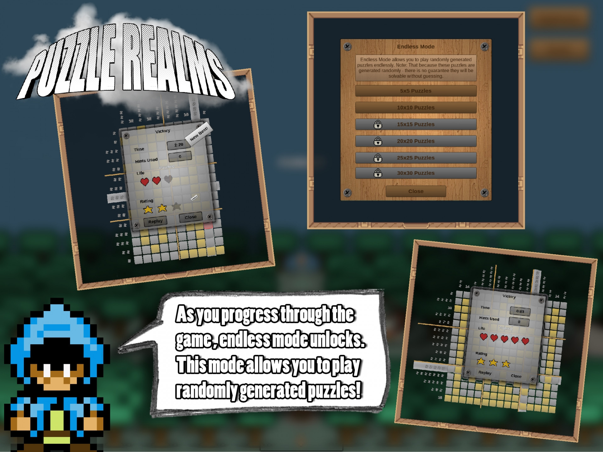 Puzzle Realms: A Cursed World Demo (itch) Puzzle Realms: A Cursed World Demo (itch)