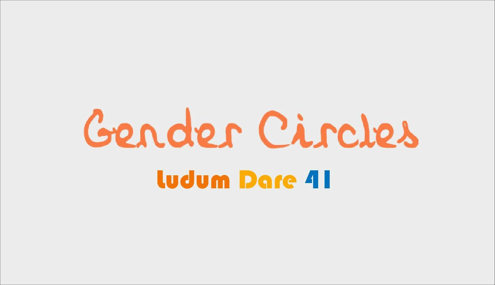 Статьи по Gender Circles (Windows) (itch)